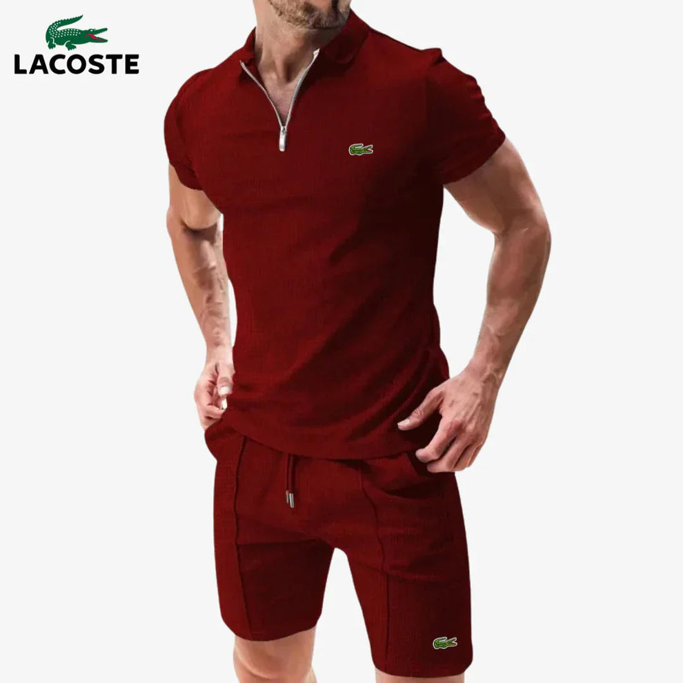 MB⎥LC® Set polo con zip e pantaloncini