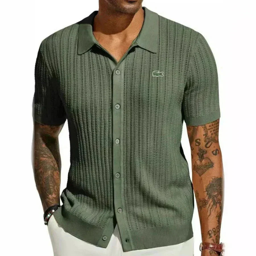 LAC0STE™ CAMICIA CLASSICA SAGOMATA DA UOMO