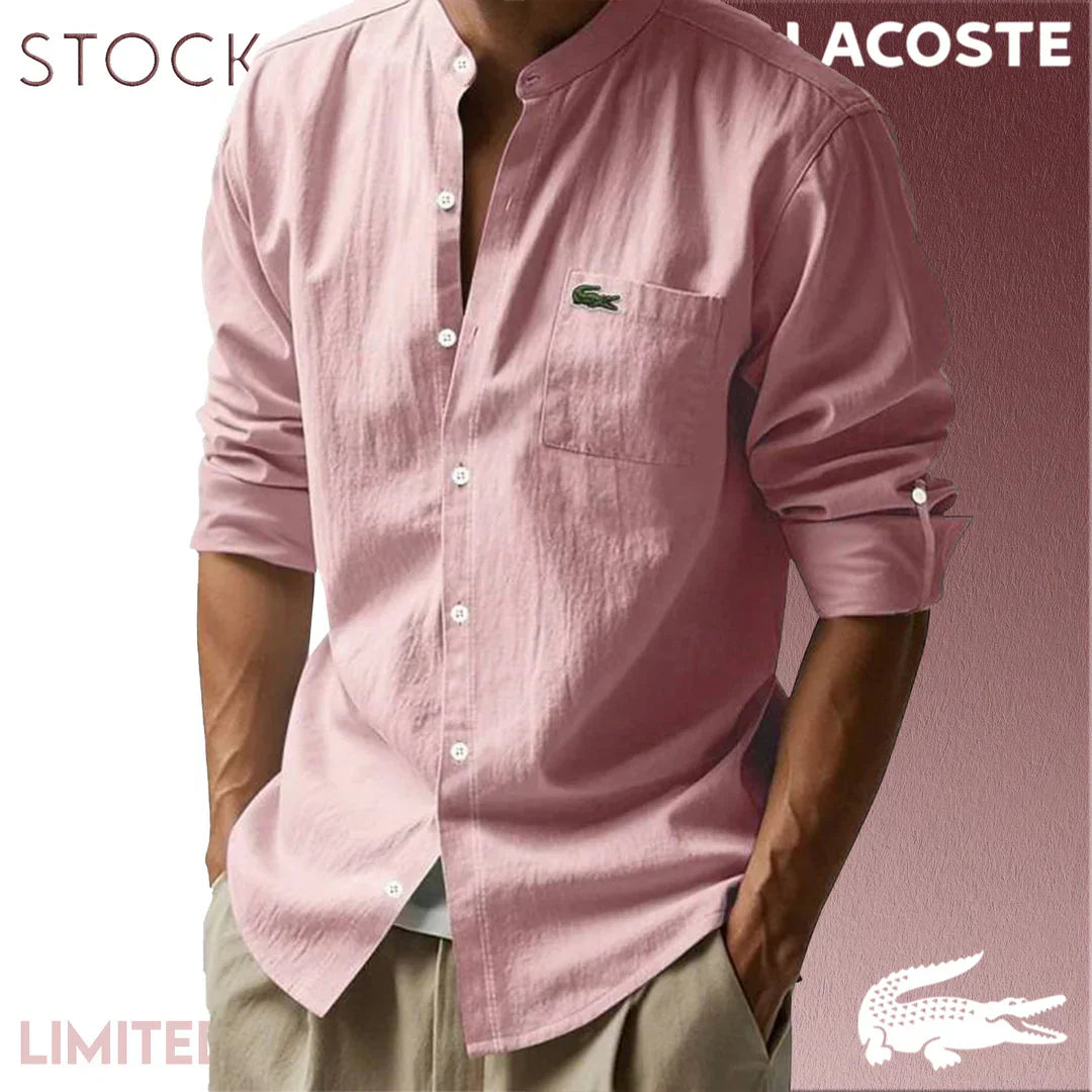 CAMICIE IN COTONE E LINO DA UOMO LACOSTE Mb