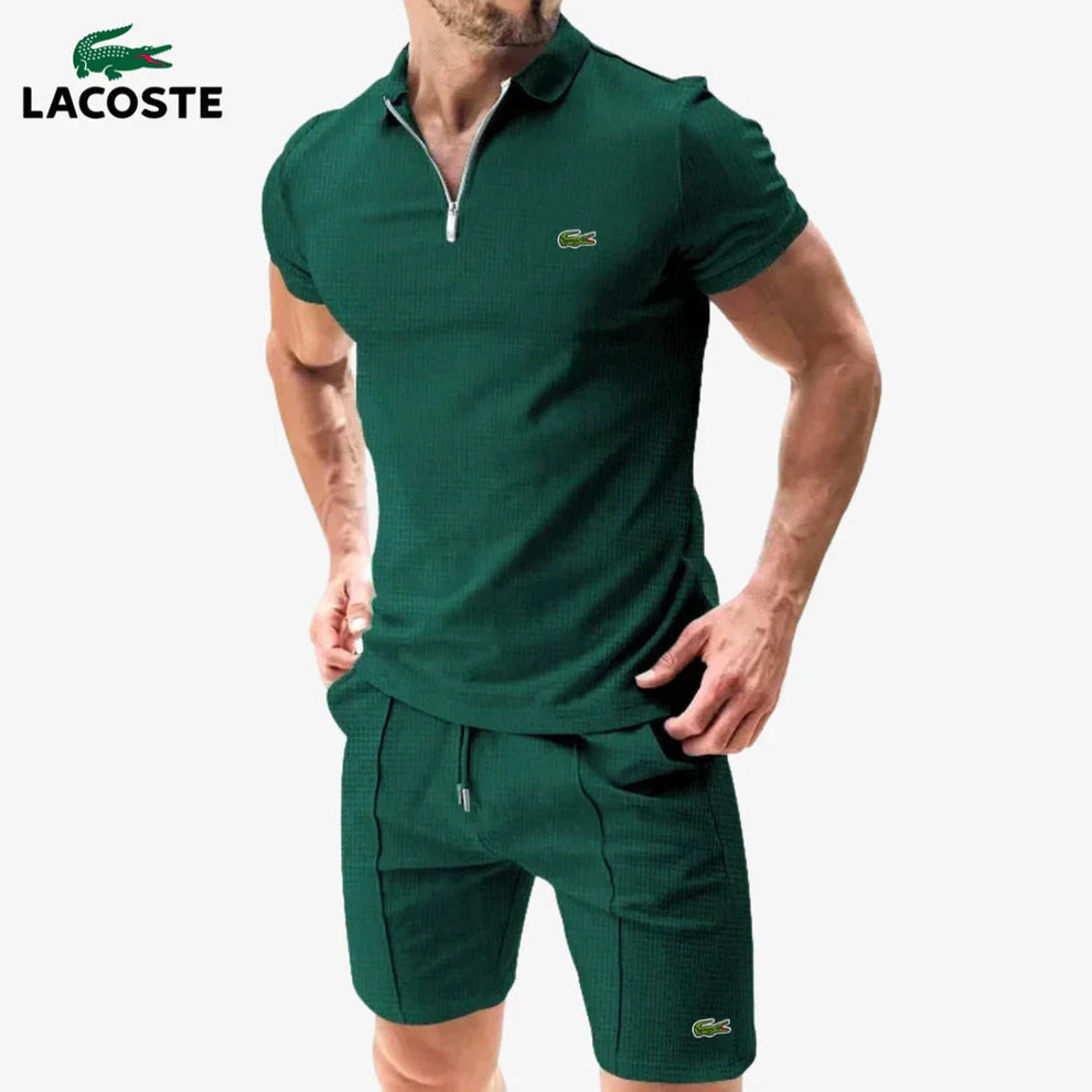 MB⎥LC® Set polo con zip e pantaloncini