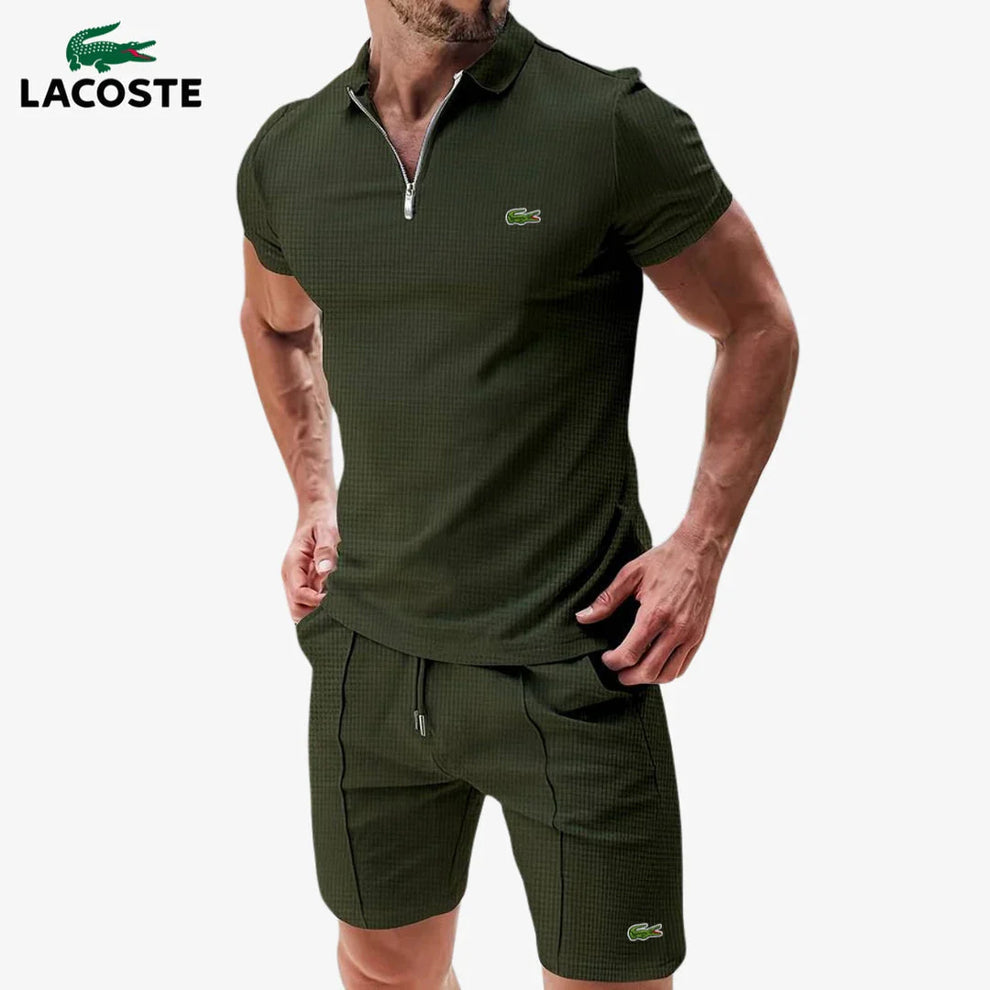 MB⎥LC® Set polo con zip e pantaloncini
