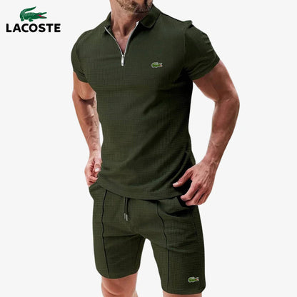 MB⎥LC® Set polo con zip e pantaloncini