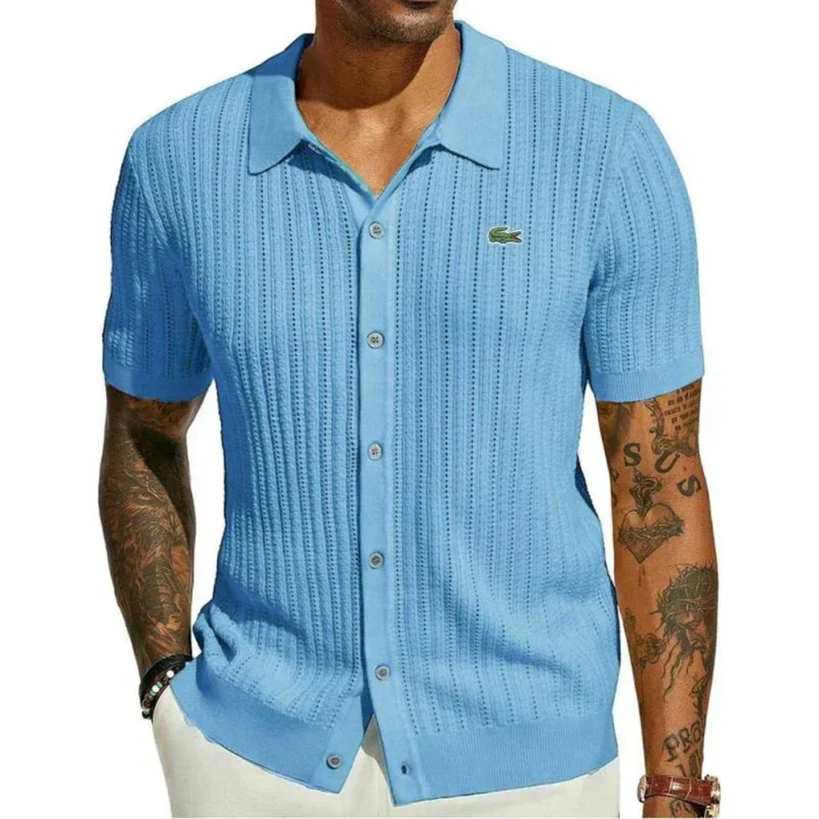LAC0STE™ CAMICIA CLASSICA SAGOMATA DA UOMO