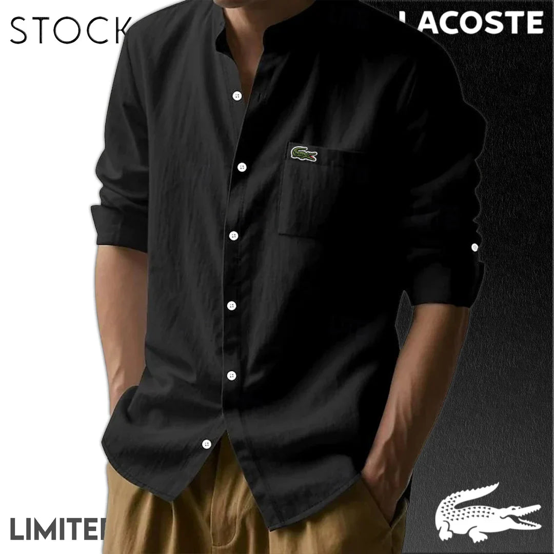 CAMICIE IN COTONE E LINO DA UOMO LACOSTE Mb