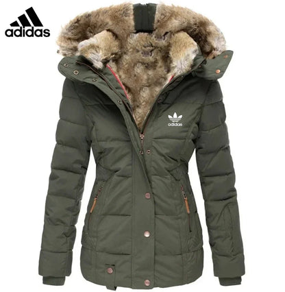 Adidas| giacca con pelliccia 25 da donna