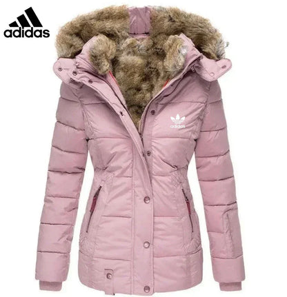 Adidas| giacca con pelliccia 25 da donna