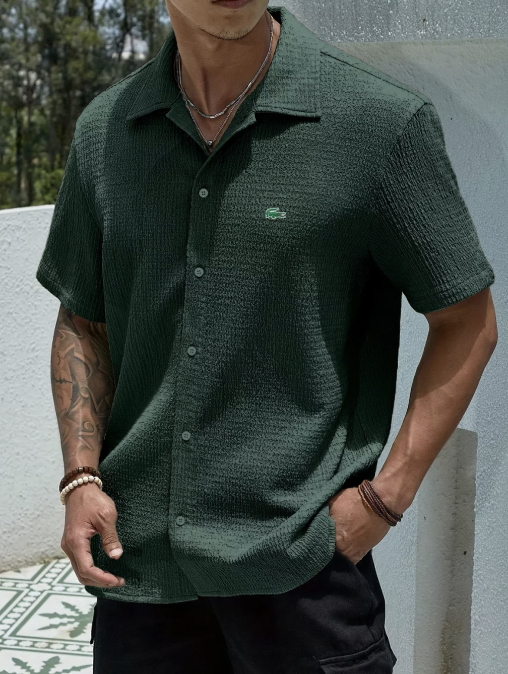 CAMICIA LACOSTE - ESTATE